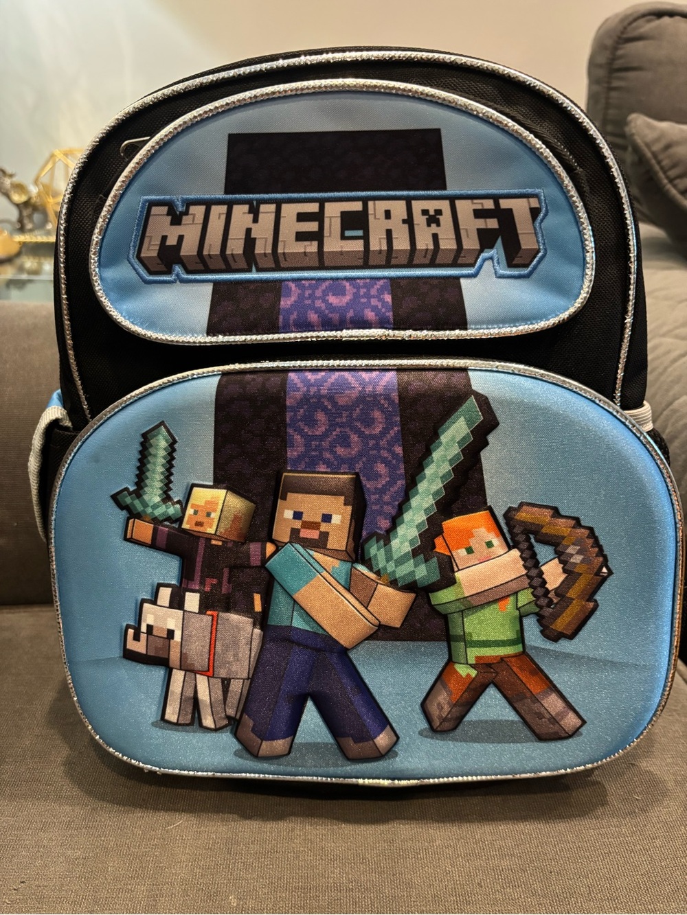 Kids Blue Character Backpack by